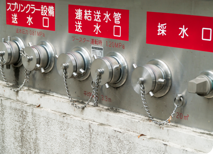 消火器1つから商業施設まで、あらゆる現場の施工実績
